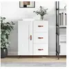 Image de Buffet blanc 69,5x34x90 cm bois d'ingénierie830228