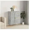 Image de Buffet gris béton 69,5x34x90 cm bois d'ingénierie830248