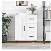 Image de Buffet blanc 69,5x34x90 cm bois d'ingénierie830252