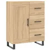 Image de Buffet chêne sonoma 69,5x34x90 cm bois d'ingénierie