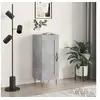 Image de Buffet Gris béton 34,5x34x90 cm Bois d ingénierie