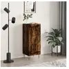 Image de Buffet Chêne fumé 34,5x34x90 cm Bois d ingénierie