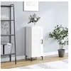Image de Buffet Blanc brillant 34,5x34x90 cm Bois d'ingénierie830446