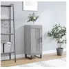 Image de Buffet Sonoma gris 34,5x34x90 cm Bois d'ingénierie830474
