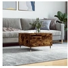 Image de Table basse chêne fumé 55x55x36,5 cm bois d'ingénierie830753