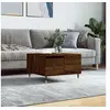 Image de Table basse chêne marron 55x55x36,5 cm bois d ingénierie