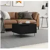 Image de Table basse noir 55x55x36,5 cm bois d'ingénierie830757