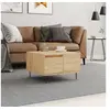 Image de Table basse chêne sonoma 55x55x36,5 cm bois d ingénierie