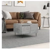 Image de Table basse gris béton 55x55x36,5 cm bois d'ingénierie830760