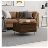 Image de Table basse chêne marron 55x55x36,5 cm bois d'ingénierie830763