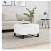 Image de Table basse blanc 55x55x36,5 cm bois d'ingénierie