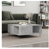 Image de Table basse gris béton 80x80x36,5 cm bois d'ingénierie830784