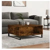 Image de Table basse chêne fumé 80x80x36,5 cm bois d'ingénierie830793