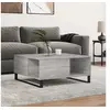 Image de Table basse sonoma gris 80x80x36,5 cm bois d'ingénierie830794