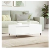 Image de Table basse Blanc 90x50x36,5 cm Bois d'ingénierie830796