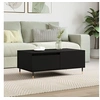 Image de Table basse Noir 90x50x36,5 cm Bois d'ingénierie830797