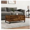 Image de Table basse Chêne fumé 90x50x36,5 cm Bois d'ingénierie830817