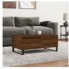 Image de Table basse Chêne marron 90x50x36,5 cm Bois d'ingénierie830819