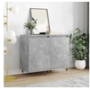 Image de Buffets 2 pcs gris béton 40x35x70 cm bois d'ingénierie831045