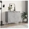 Image de Buffets 2 pcs gris béton 40x35x70 cm bois d ingénierie