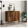 Image de Buffets 2 pcs chêne fumé 40x35x70 cm bois d'ingénierie831063