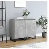 Image de Buffets 2 pcs gris béton 40x35x70 cm bois d'ingénierie831077