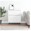 Image de Buffet Blanc 60x35x70 cm Bois d'ingénierie