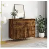 Image de Buffets 2 pcs chêne fumé 40x35x70 cm bois d ingénierie