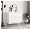 Image de Buffets 2 pcs blanc 40x35x70 cm bois d'ingénierie831149