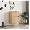 Image de Buffet, Armoire Latérale avec Pieds, Meuble de Rangement, Organisateur de Salon Salle de Séjour Intérieur, Chêne Sonoma Bois d'Ingénierie