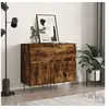 Image de Buffets 2 pcs chêne fumé 40x35x70 cm bois d'ingénierie831159