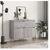 Image de Buffets 2 pcs sonoma gris 40x35x70 cm bois d'ingénierie831161