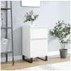 Image de Buffet blanc 40x35x70 cm bois d'ingénierie