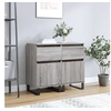 Image de Buffets 2 pcs sonoma gris 40x35x70 cm bois d ingénierie