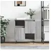 Image de Buffet Sonoma gris 60x35x70 cm Bois d'ingénierie831194