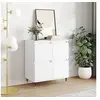 Image de Buffet Blanc 60x35x70 cm Bois d'ingénierie831204