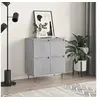 Image de Buffet Gris béton 60x35x70 cm Bois d'ingénierie831216