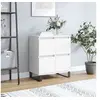 Image de Buffet Blanc 60x35x70 cm Bois d'ingénierie831220