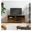 Image de Meuble TV chêne fumé 100x34,5x44,5 cm bois d ingénierie