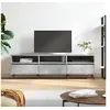 Image de Meuble TV gris béton 150x30x44,5 cm bois d'ingénierie831256