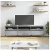 Image de Meuble TV gris béton 150x30x44,5 cm bois d ingénierie