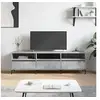 Image de Meuble TV gris béton 150x30x44,5 cm bois d'ingénierie831288