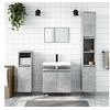 Image de Armoire de bain gris béton 58x33x60 cm bois d'ingénierie831584