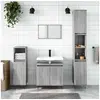 Image de Armoire de bain sonoma gris 58x33x60 cm bois d ingénierie