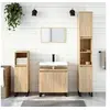 Image de Armoire de bain chêne sonoma 58x33x60 cm bois d'ingénierie831591