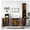 Image de Armoire de bain chêne fumé 65x33x60 cm bois d'ingénierie831601