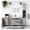 Image de Armoire de bain sonoma gris 65x33x60 cm bois d'ingénierie831610