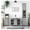 Image de Armoire salle de bain sonoma gris 80x33x60 cm bois d'ingénierie831634