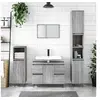 Image de Armoire salle de bain sonoma gris 80x33x60 cm bois d ingénierie