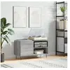 Image de Armoire à disques sonoma gris 85x38x48 cm bois d ingénierie